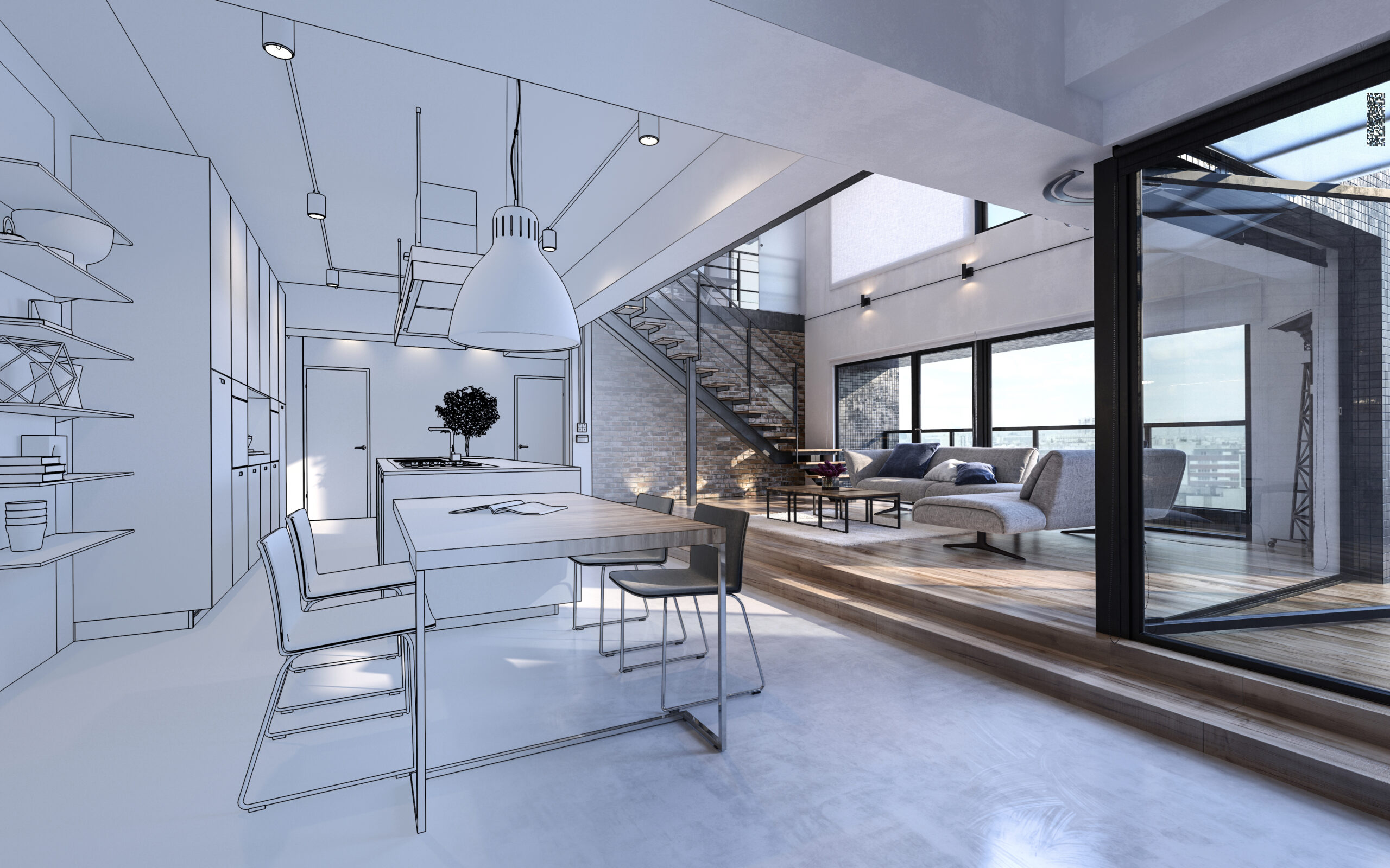 Apartment design concept
